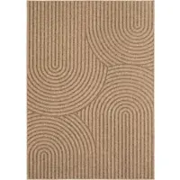 Carpetsale24 In- & Outdoor Teppich Wetterfest im natürlichen Jute-Look, ideal für Wohnzimmer, Küche, Terrasse & Balkon, Grösse: 160x230 cm