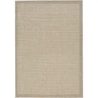 Carpetsale24 In & Outdoor Teppich Terrasse Balkon Küchenteppich Wetterfest Sisal Optik Flachgewebe Einfarbig mit Struktur, Grösse: 140x200 cm