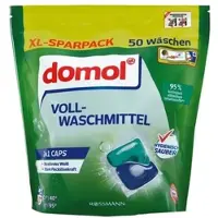 Domol Vollwaschmittel Caps »2in1« 50 Stück blau