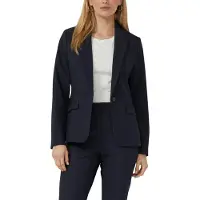 s.Oliver Black Label Jackenblazer mit 1-Knopf-Verschluss und Viskose-Stretch