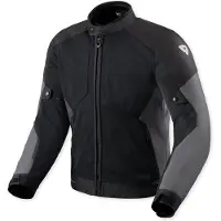 REV'IT! Revit Torque 3 H2O wasserdichte Motorrad Textiljacke, schwarz/anthrazit, L