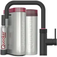 Quooker Flex Square PRO3 CUBE schwarz *7 Jahre Garantie & CUBE Filter Starter Paket* FXSBLK PRO3 CUBE2