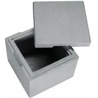 VEPATIM 4x Isolierboxen mit Deckel aus NeoporR 350 x 350 x 300 mm 12,5 Liter