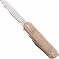 Mercury Duca 5 9DUCA5NC-C Stonewashed Elmax, Natural Canvas Micarta, Taschenmesser