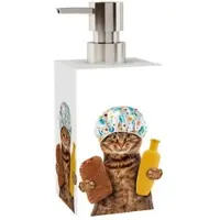 Sanilo Seifenspender »Shower Cat«, 165 mm - 70 mm, Braun, Rechteckig