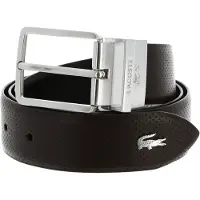 Lacoste Elegance Punch Plain Leather Belt