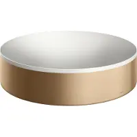 Hansgrohe AXOR Suite Aufsatzwaschtisch 400 ohne Hahnloch und Überlauf, Brushed Bronze