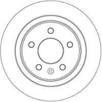 TRW Bremsscheibe DF6993, 1 Stück