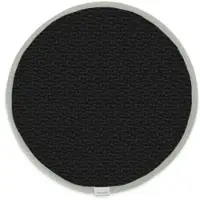 Interstuhl Sitzkissen ECO UPis1, Ø 320 mm, aus SEAQUAL YARN, tiefschwarz