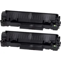 Ampertec 2 Kompatible Toner ersetzt HP CB436AD 36A Doppelpack schwarz