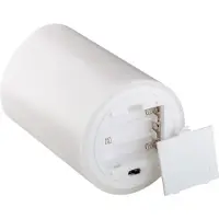 Goobay LED-Echtwachskerze, weiss, 10 x 15 cm