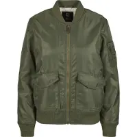 Brandit Übergangsjacke Damen Sherpa Bomberjacket oliv Basics 100% Nylon S