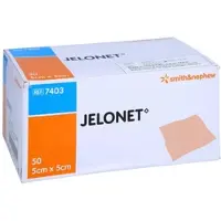 ACA Müller/ADAG Pharma Jelonet Paraffingaze 5x5 cm Steril Peelpack 50 ST