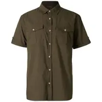 Pinewood Safari Short Sleeve Shirt mossgreen (135) XL