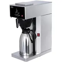 Chefgastro Kaffeemaschine inkl. 2 Liter Thermoskanne | HxBxT 53x20,5x40,5cm | Edelstahl + Geschirrtuch
