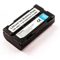 AccuCell Akku für JVC GR-VBM 1, Typ JVC BN-V812, BN-V814, Panasonic VW-VBD1, VM-BPL13, 2200 mAh