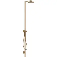 Hansgrohe Nature Duschsäule Axor Starck m Kopfbrause, Handbrause, brushed bronze