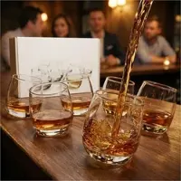 Gravidus 6 x Bar Rocking Whisky Glas 200 ml