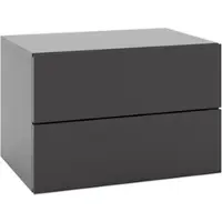 Costway Nachttisch Hängend 42 x 30 x 28 cm Grau