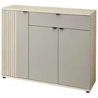 Möbel Kraft Schuhschrank Pisa Taupe/Eichefarben