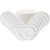 Papstar Pappteller Weiß mit 23cm Durchmesser ⌀– 200 Stück