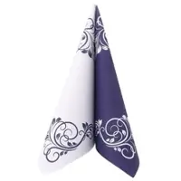 APARTina Airlaid Serviette Bellissima in Dunkelblau, 40 x 40 cm, 50 Stück -