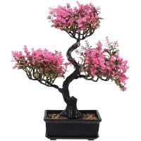 OEM Kunstmatige Bonsai Plant in Keramikpot Realistische Woonkamerdécor Kunstmatige Plant voor Gemakkelijk te Verzorgen Stijlvolle Interieuraccessoires