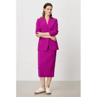 TRVL DRSS New Perfect Pencil Skirt Wild Berry Größe: XS | Midiröcke Outlet | Damen