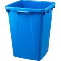 Graf Abfallbehälter ohne Deckel, 90 Liter, blau