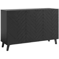 P&b Sideboard Phuket ca. 120x78 cm Schwarz