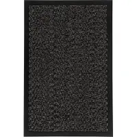 Kayoom Fußmatte "Fine Line 125", grau, B:60cm H:6mm L:90cm, Polypropylen, Teppiche, Fußmatte, Türmatte, Schmutzfang, Eingang
