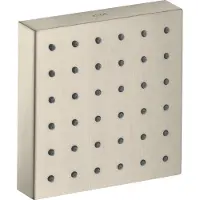 Hansgrohe AXOR Starck ShowerCollection Brausemodul Unterputzmodell 12 x 12, 28491820, Farbe: Brushed Nickel