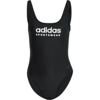 Adidas Badeanzug, einteilig, Rückenteil in U-Form, Damen