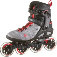Rollerblade Macroblade 90 W, Erwachsene, Weiblich, Schwarz, Grau, Pink, Einfarbig, Hoher Stiefel, Schwarz, Pink, Durchscheinend