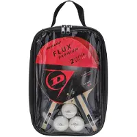 Dunlop Flux Premium 2 Player 2 Bats+3 Balls+1 Bag Tischtennis-set