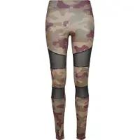Urban Classics Leggings "Damen Ladies Camo Tech Mesh Leggings"