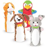 Melissa & Doug Hand Puppets Playful Pets Handpuppe