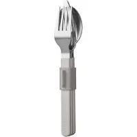 Mepal campinggeschirr - Besteckset Silueta 3-teilig - Nordic white - Campingbesteck