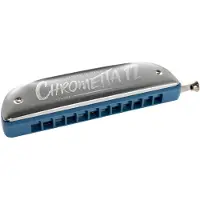 Hohner Chrometta Colour 12 G-Dur Blau