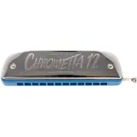 Hohner Chrometta Colour 12 C-Dur Blau