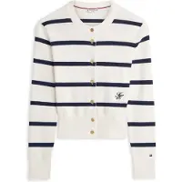 Tommy Hilfiger Strickjacke WW0WW49617 Écru Regular Fit