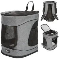 Casaria Cadoca Haustierrucksack Grau 41x30x31cm