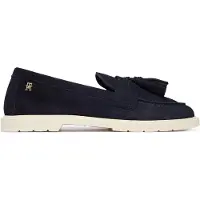 Tommy Hilfiger Mokassins Light Suede Tassel Loafer FW0FW09285 Dunkelblau 39
