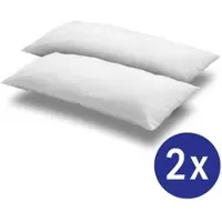 CloudComfort 2 x Basic Mikrofaser Kopfkissen 40 x 80 cm