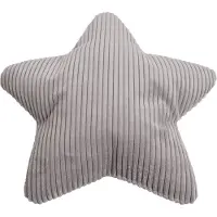 Magma Heimtex Dekokissen "SHARA Sternkissen" Kuscheliges Sternkissen mit Cord-Charme