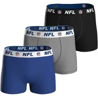NFL Herren Boxershorts, 3er Pack - Shield 3Pack Boxers, Baumwoll-Stretch, Logobund