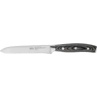 Rösle Universalküchenmesser "WOLFGREY, 13 cm, Griff Pakka"