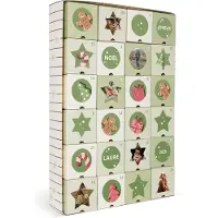 Yoursurprise Personalisierter DIY-Adventskalender - L - 43 x 29,5 x 6,7 cm