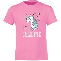 Yoursurprise Kindershirt bedrucken - Rosa - 6 Jahre