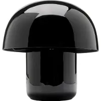Kare Design Tischlampe Mushroom, schwarz, für Wohn- / Esszimmer, Metall, Design, Tischlampe